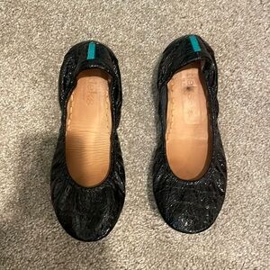 Black patent Tieks